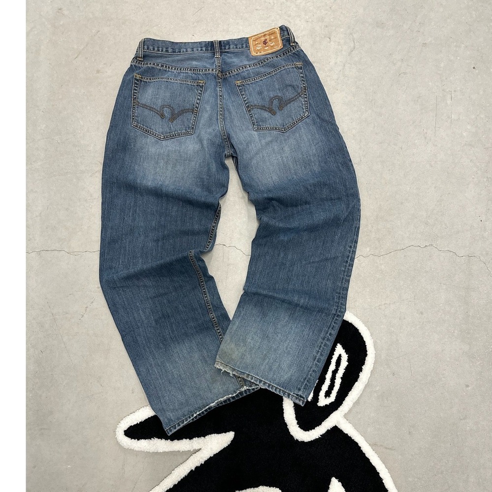 Rocawear Denim Company Mens W36 L34 Blue Straight Leg Jeans Cotton